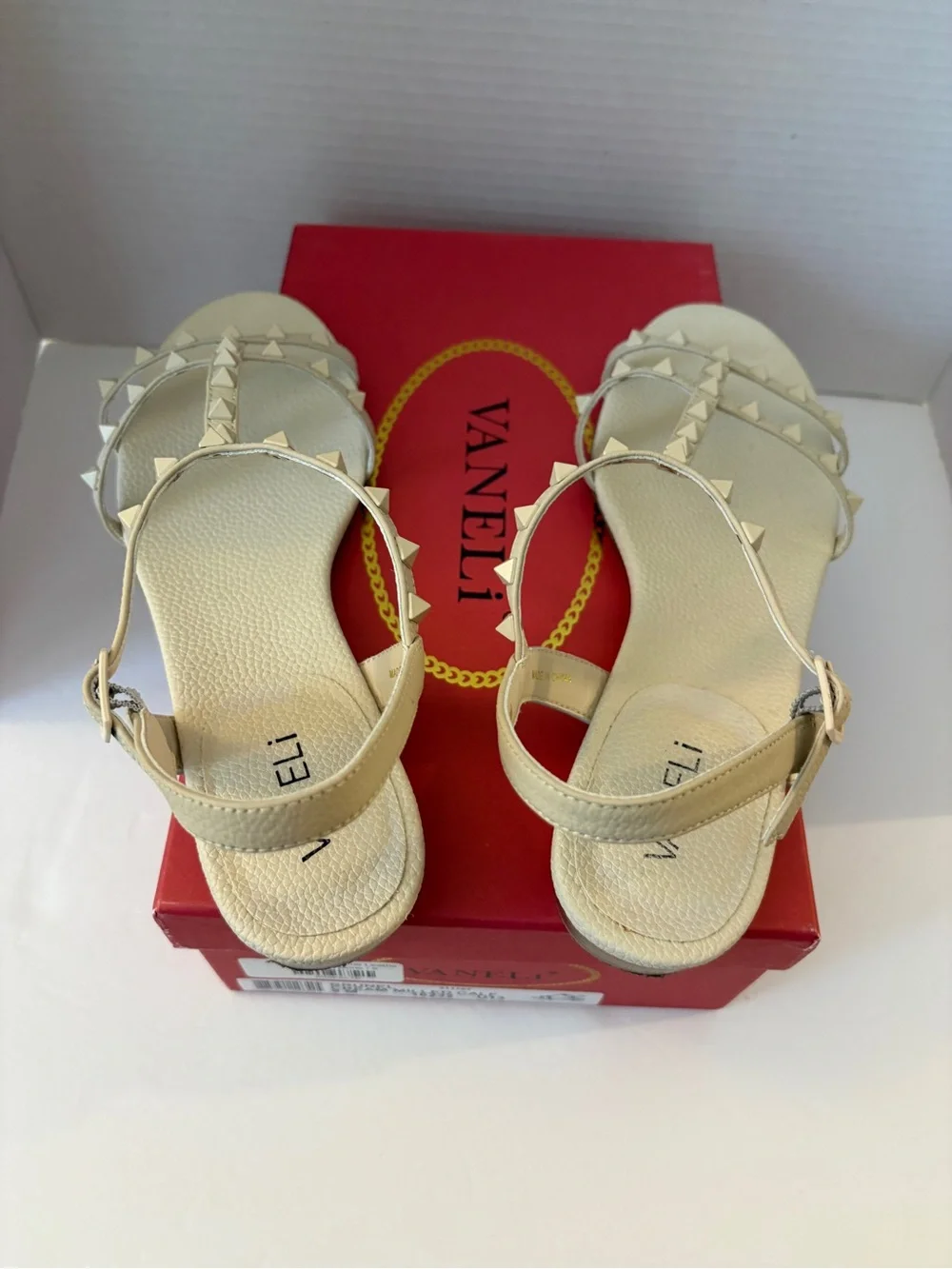 Vaneli brunel leather